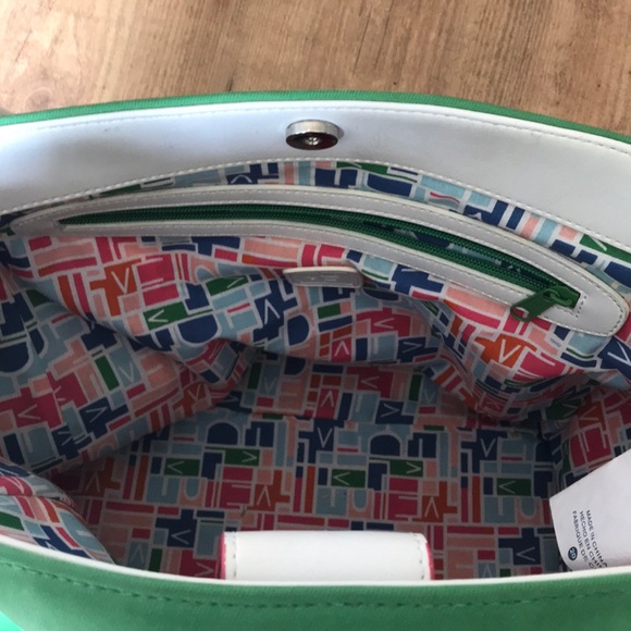 Green & White Diane von Furstenberg Large Tote - Picture 4 of 5